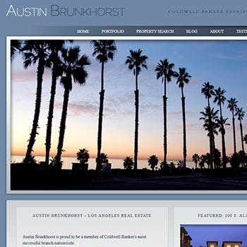 Small tile showing visual web design of Austin Brunkhorst